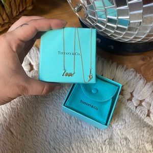 18k rose gold Paloma’s Graffiti love necklace
